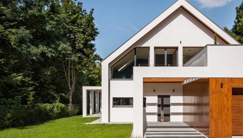 Einbau von Haustüren im Neubau